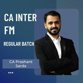 CA Inter FM | Regular Batch by CA Prashant Sarda | For Jan 26 & May 26 Exams